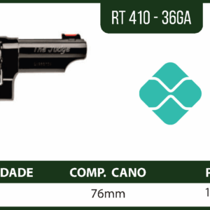 REVOLVER TAURUS RT410 3'' .36 GA OXI