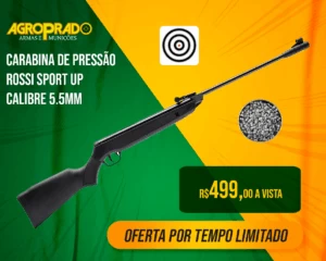 CARABINA DE PRESSÃO ROSSI SPORT UP CALIBRE 5.5MM